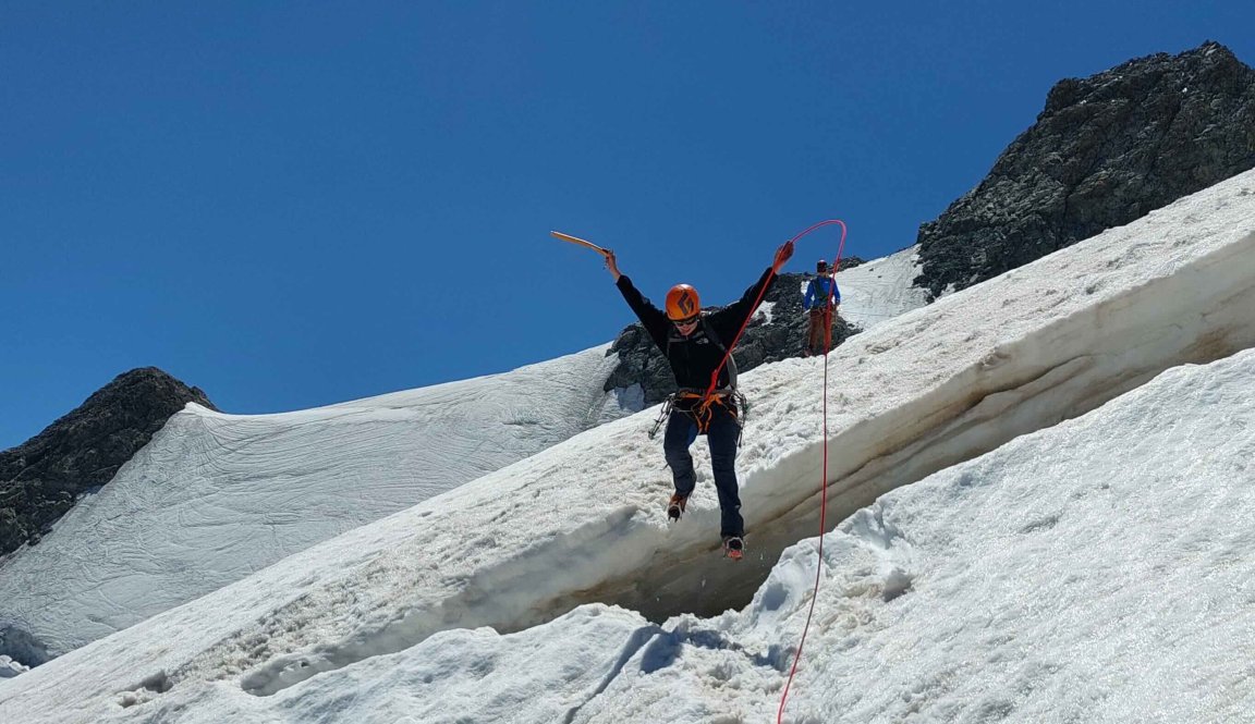 saut de crevasse